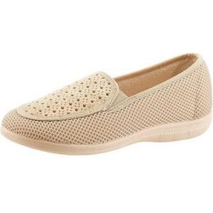 Dames Huisschoen in beige