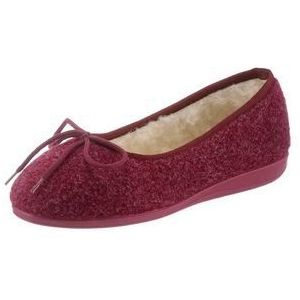 Bordeaux Pantoffels - Textiel - Rubber Zool - Breed Wijdte G
