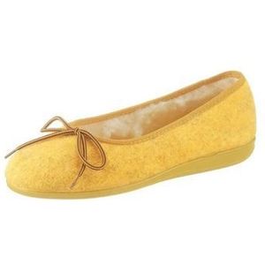 Pantoffels - Geel - Textiel - Met Stevig Profiel