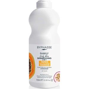 Byphasse - Family Fresh Delice - Shampoo en Conditioner - Mango Passion Fruit Papaya - 750 ml