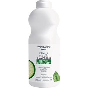 BYPHASSE - Lime & Green - Shampoo - 750 ml - Voor Normaal tot Vet Haar