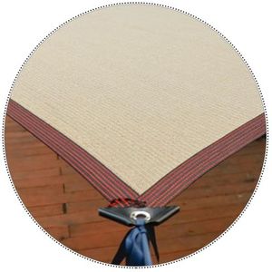 Schaduwnetten, zonnebrandcrème schaduwdoek, beige schaduwnet for tuinen/kassen/planten, buitenzonwering, gaaszeil (Color : Beige, Size : 2x6m/6.6 * 19.7ft)