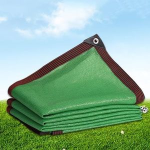 Groene Sunblock Schaduwdoek, Schaduwdoekbestendig Net, Kashoezen Stof Mesh Tarp, for Tuin Bloem Plant, met Grommets, Aanpasbaar (Size : 3.5x3.5m/11.5x11.5ft)