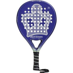 Black Crown Piton 11 Soft 3K (Rond) - 2023 padel racket blauw/wit