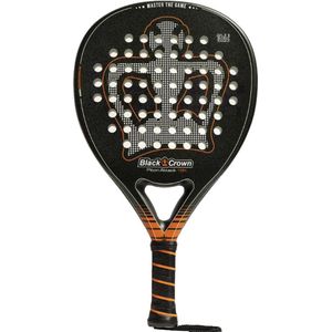 Black Crown Piton Attack 16K (Druppel) - 2023 padel racket zwart/oranje
