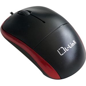 L-Link LL-2080-R (Bedraad), Muis, Rood, Zwart