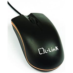 L-Link - Optische USB-muis LL-2081 - Zwart - Materiaal: Kunststof