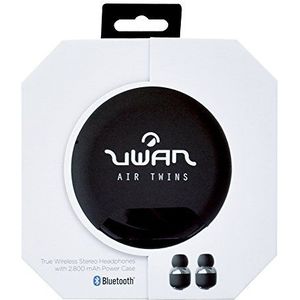 Uwan 98213 koptelefoon draadloos met accu voor mobiele telefoon, zwart