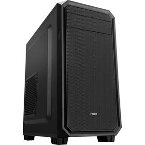 NOX XTREME PRODUCTS Coolbay MX2 -NXCBAYMX2 Mini ATX Micro Tower, geïntegreerde kaartlezer, 120 mm ventilator inbegrepen, USB 3.0, tot 4 harde schijven, kleur zwart