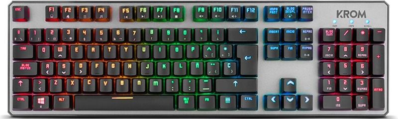 Krom - Kernel - Gaming Toetsenbord - RGB - Mechanisch - Aluminium