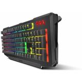 Ozone Double Tap Gaming Pack - Gaming Combo Keyboard + Mouse - Semi-Mechanisch toetsenbord met achtergrondverlichting, muis met optische sensor 4000 dpi LED 6 kleuren