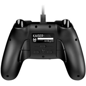 KROM KAISER - NXKROMKSR – bekabelde gamepad, ontworpen voor wedstrijden, joystick en analoge triggers, configureerbare rugsticks, compatibel met pc, PS3 en PS4