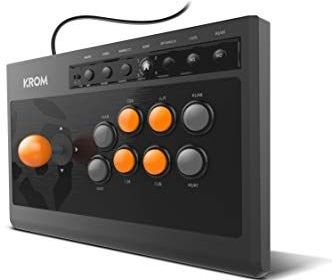 Krom - Kumite - Arcade-controller - Zwart - Voor Pc/ps3/ps4/one
