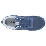 Sneakers | dames | heren | vochtafstotend | ademend | merk Suecos | model Alma | kleur blauw