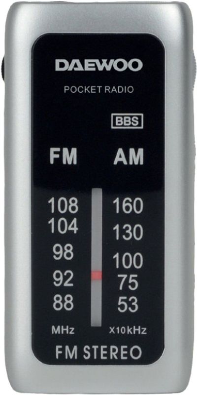 Daewoo - DW1129 - Draagbare Radio - Transparant - EU Plug 220V