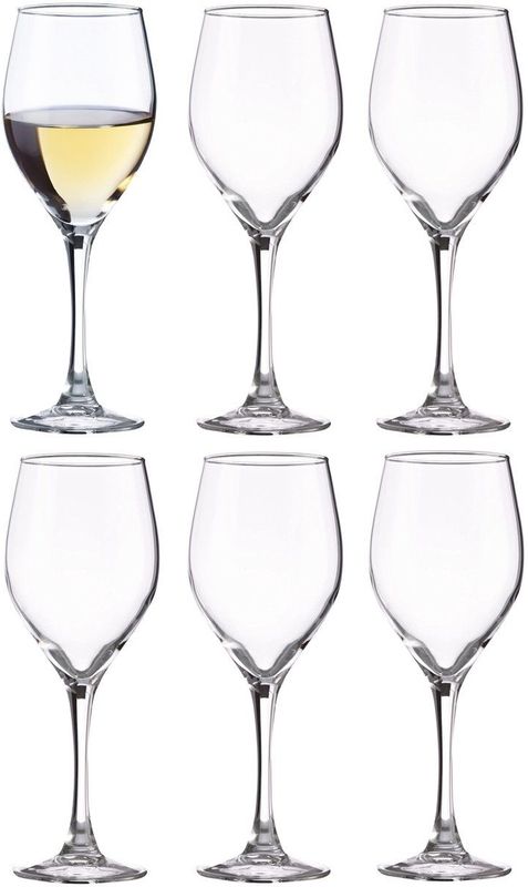 Vicrila - Wijnglazen Sauvignon - Transparant - 350 ml - 6 Stuks - Horeca Kwaliteit