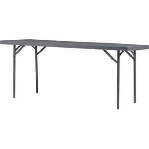 Zown Rechthoekige klaptafel XL180 Classic - grijs Kunststof BT006X020
