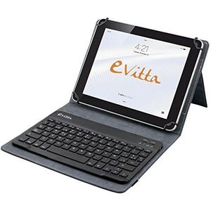 E-Vitta Keytab Bluetooth-toetsenbordhoes voor tablets met 24,6 cm (9,7 inch) - 10,1 inch, rood