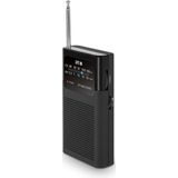 SPC ICY Max - Draagbare Radio - Compact Formaat - FM/AM - Hoofdtelefoonaansluiting - Klassiek en Elegant Design