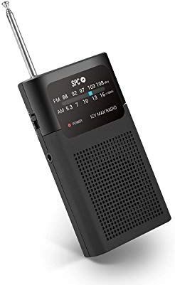 SPC ICY Max - Draagbare Radio - Compact Formaat - FM/AM - Hoofdtelefoonaansluiting - Klassiek en Elegant Design