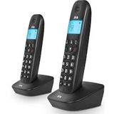 SPC - Air Pro Duo - Draadloze Telefoons - Zwart - Verlicht Display