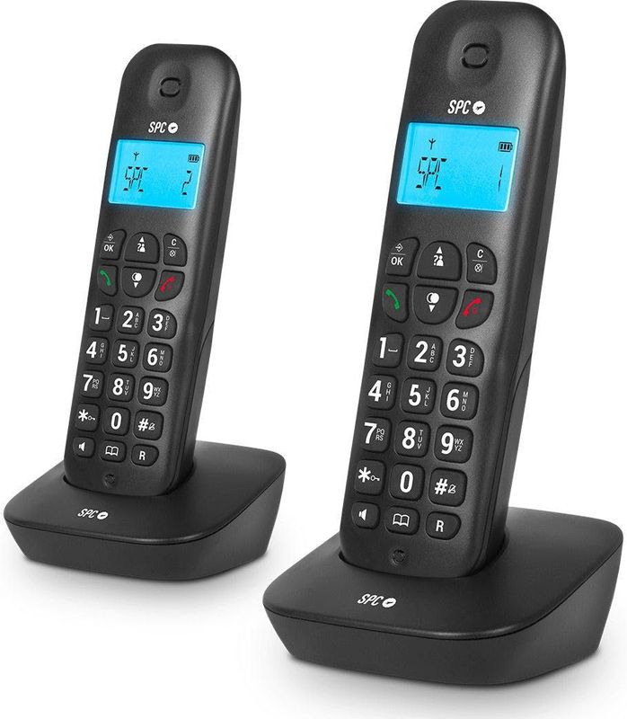 SPC - Air Pro Duo - Draadloze Telefoons - Zwart - Verlicht Display