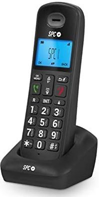 SPC Gossip 2 - Draadloze Telefoon - Zwart - Verlicht Display - Grote Toetsen