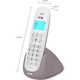 SPC Art - Draadloze Vaste Telefoon - Wit - Verlicht Scherm - Oproep-ID