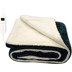 PURLINE WARMER BED PLUS elektrische onderdeken met schapenvacht - wit Textiel 8436545098486