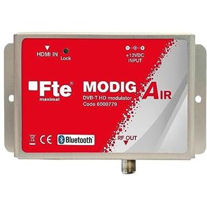 FTE Maximal MODIG Air modulator A/V naar digitale terrestrische (DVB-T) Full HD 1080 met HDMI-ingang en Bluetooth beheerde RF-uitgang via app