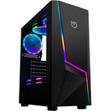 V20 - ArgB - Gaming Behuizing - Rainbow Verlichting - Gehard Glas