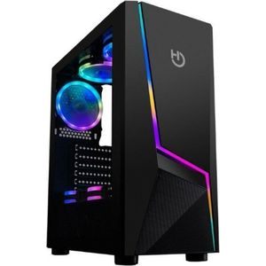 V20 - ArgB - Gaming Behuizing - Rainbow Verlichting - Gehard Glas