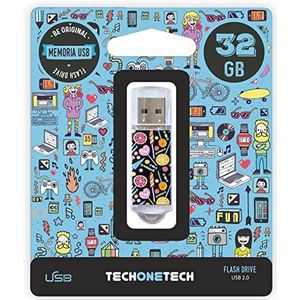 Tech One Tech Pendrive, 32 GB, Candy Pop