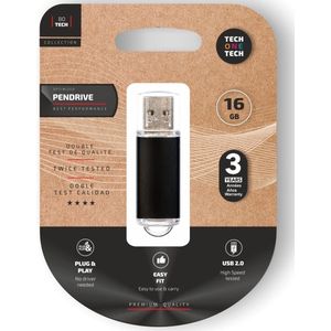 Tech One - TEC3006-16 - USB Stick - 16 GB - USB 2.0
