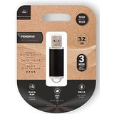Tech One - TEC3008-32 - USB Stick - Zwart - 32 GB