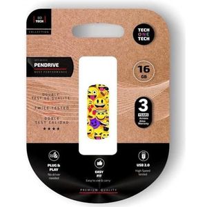 TechOneTech Clip Tech Emoji Collage USB 2.0 16 GB (Pendrive)