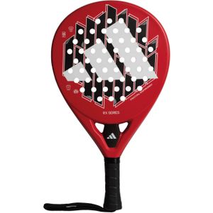 Adidas padel rx series padelracket in de kleur rood.