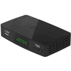 Tivu T366 (DVB-T, DVB-T2), TV-ontvanger, Zwart