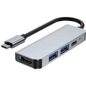 DIMELEC HUB USB Typ C A USB 3.0 + USB 2.0 + HDMI + USB C PD
