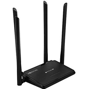TALIUS RT300-N4D draadloze router Single-band (2.4 GHz) Zwart