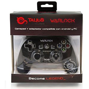 ∙us Warlock – gamepad compatibel met pc en Android – bluetooth – zwart