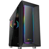 Talius - Auriga - PC Behuizing - Zwart - Metaal, Kunststof