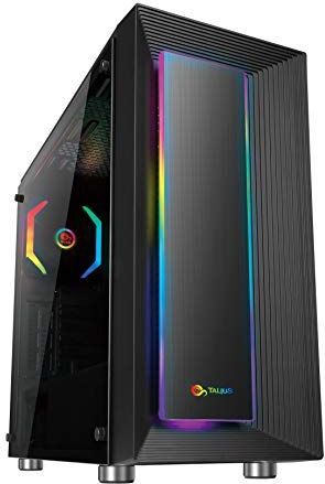 Talius - Auriga - PC Behuizing - Zwart - Metaal, Kunststof