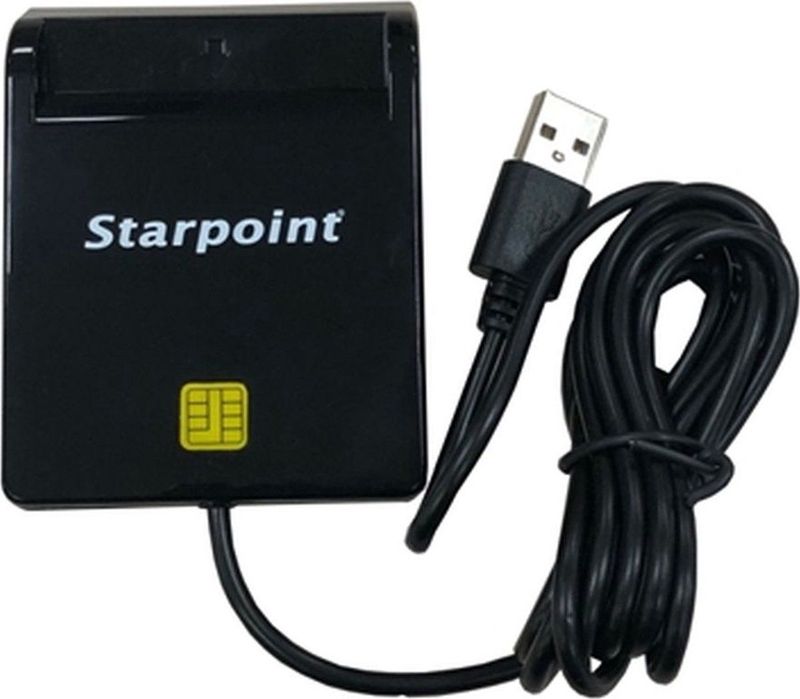 Cherry STP_SCRZW-1 - DNI/SIP Kaartlezer - Zwart - USB Verbinding