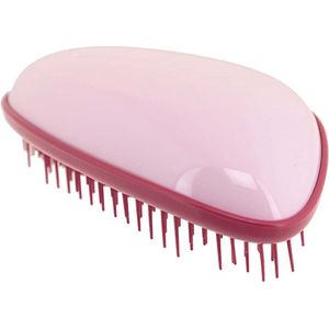 Detangler Haarborstel - ontklitter - ook voor alle soorten extensions - Roze/Fuchsia