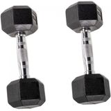 O'live Rubber Hex Dumbbells (paar) - 9kg