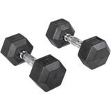 O'live Rubber Hex Dumbbells (paar) - 9kg