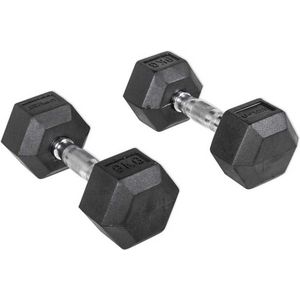 O'live Rubber Hex Dumbbells (paar) - 9kg
