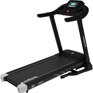 Bodytone Active Run 400 Smart Grijs - Loopband - Inklapbaar - Incline - 16km/h - Speakers - Hartslagsensoren - Connectiviteitsopties Kinomap, Zwift & meer