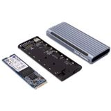 Deep Gaming - DG-MCM-NVME1 - Harddisk Behuizing - Zilver - Aluminium